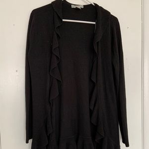 Black Ruffle Cardigan ⚫️